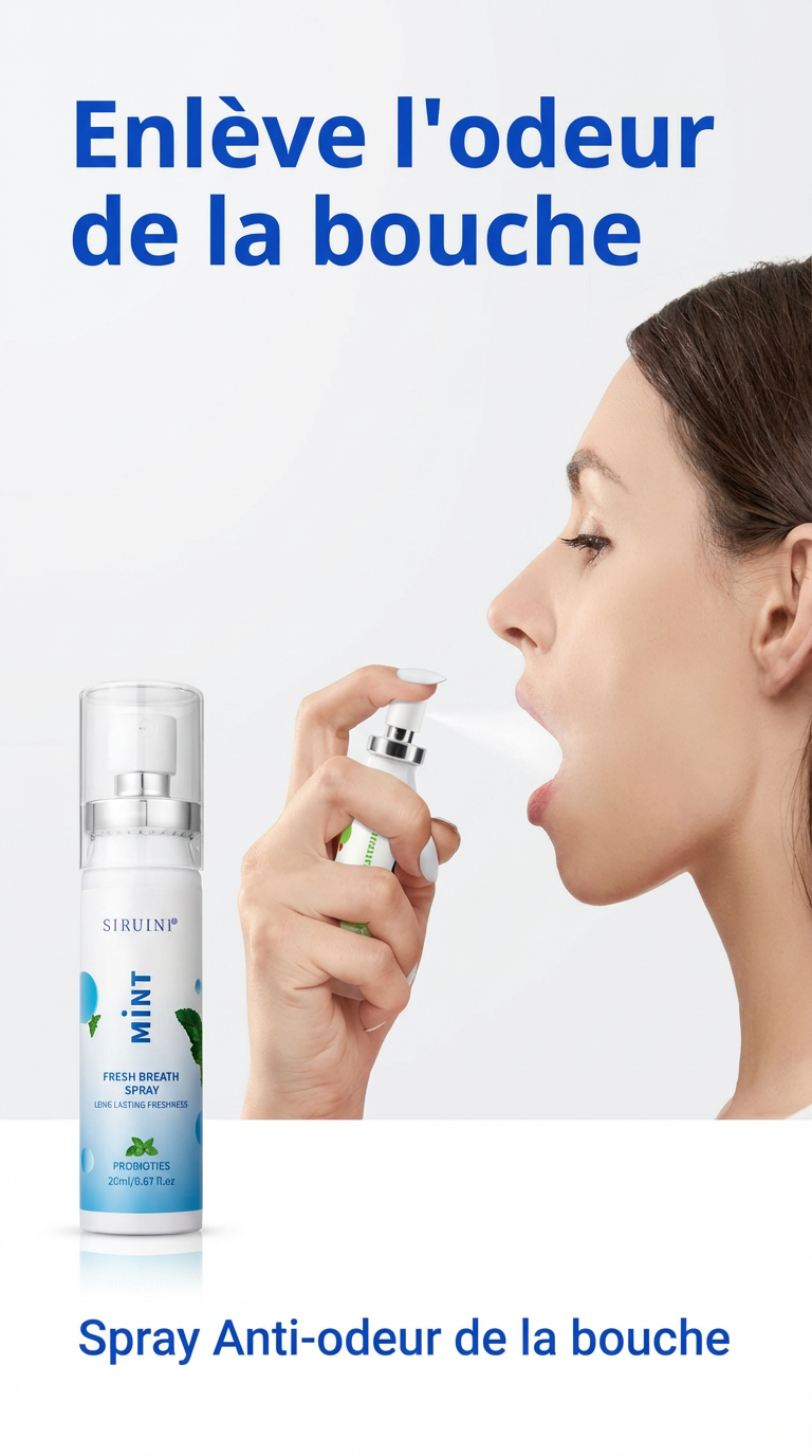 Spray Anti-odeur de la bouche